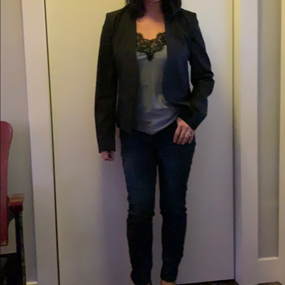 Theory Black Lanai Blazer